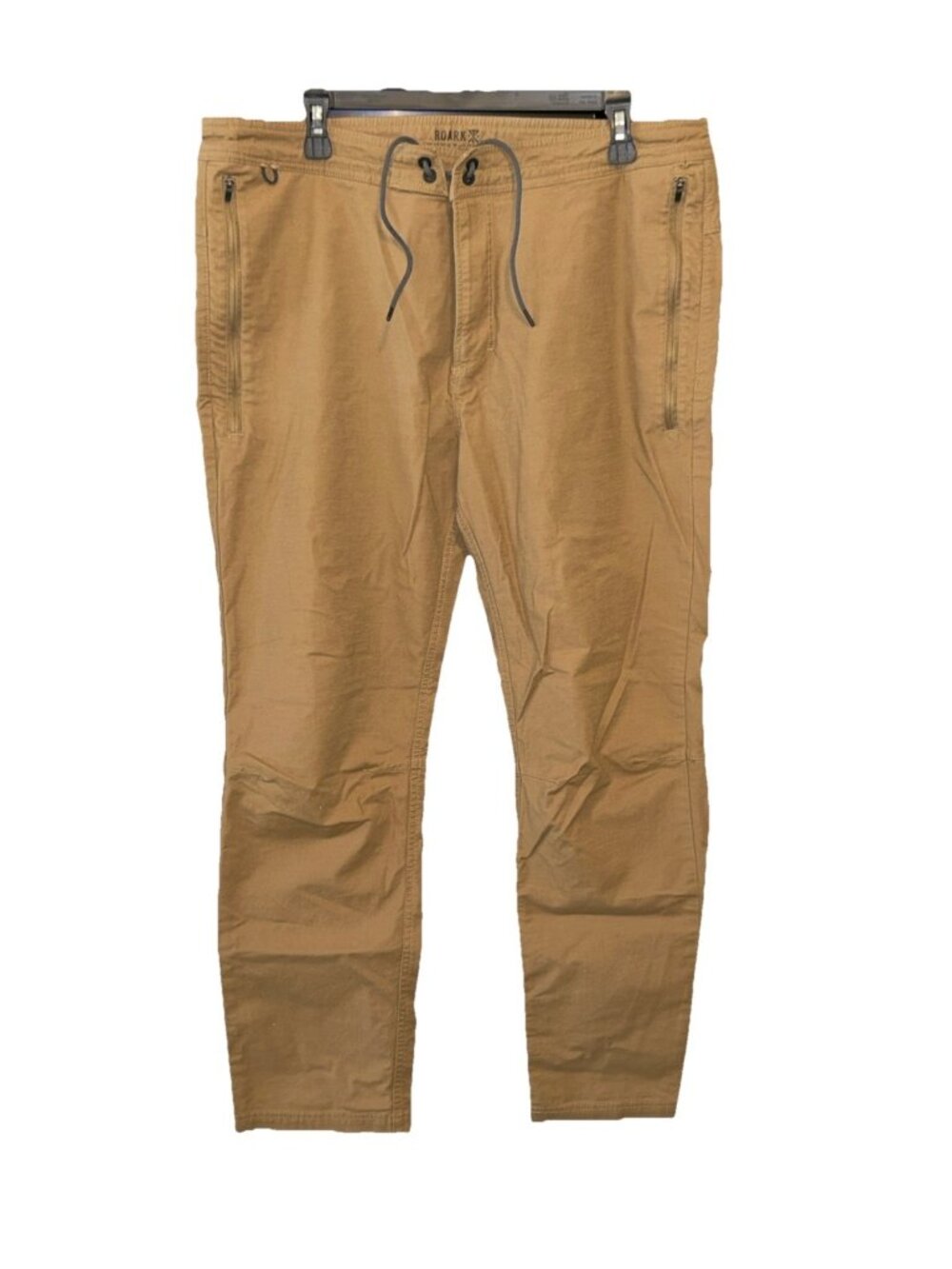 Roark Pants Men’s 36 Brown Artifacts Of Adventure Traveling Zip Pockets Casual